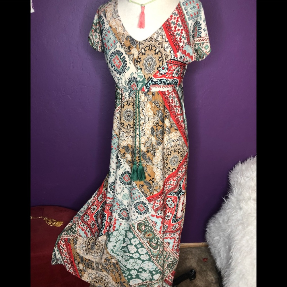 Bohemian Style Maxi Dress